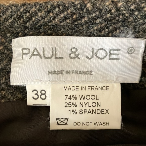 Paul & Joe dark brown tweed skirt - size 38 - Picture 5 of 8